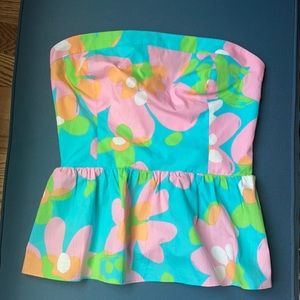 Lilly Pulitzer Strapless Top